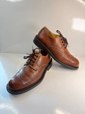 Giorgio Ferri Leather Brogue Shoes – Made in Italy – Men’s Size EU 41 / US 8